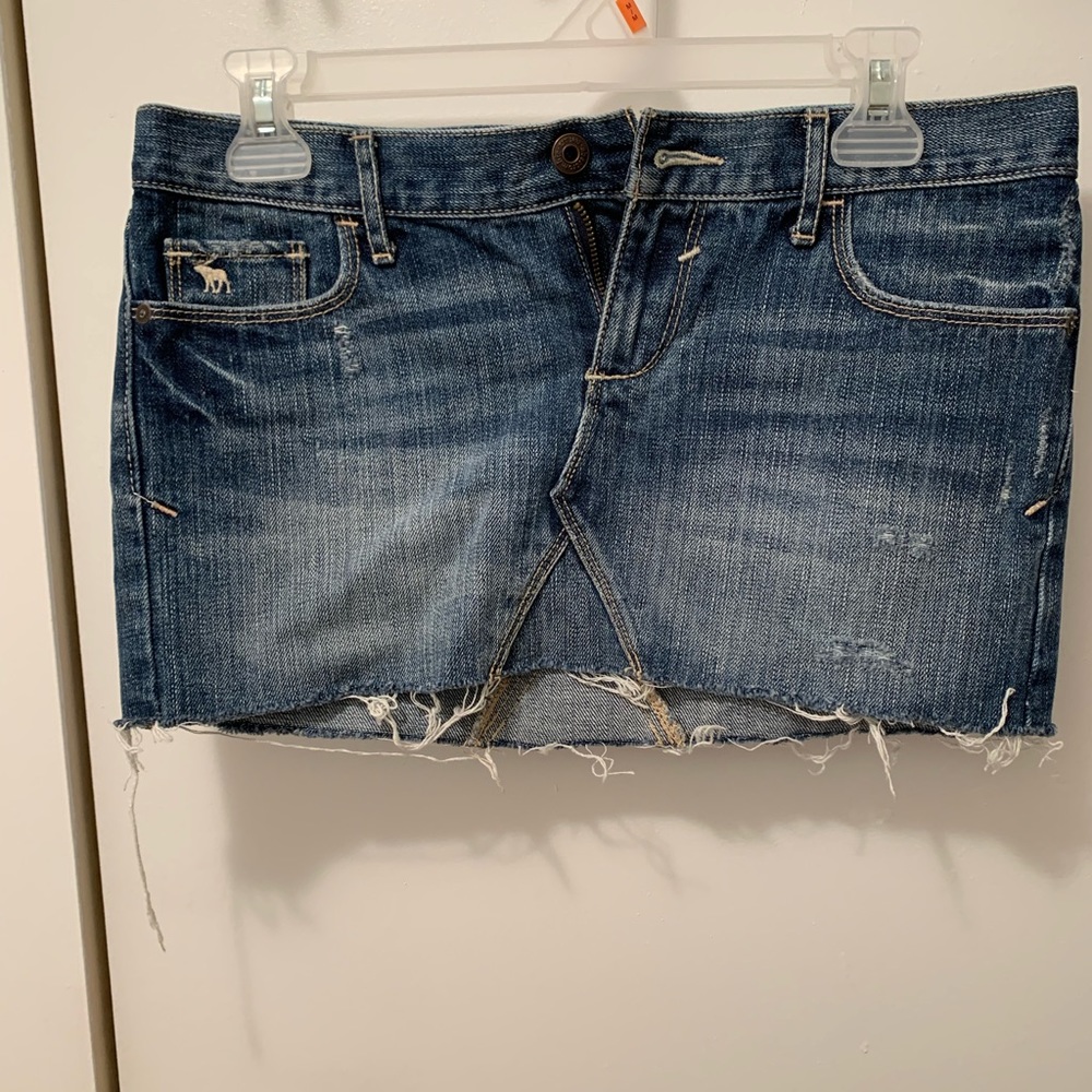 Abercrombie denim mini skirt